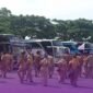 Ribuan perangkat desa yang tergabung dalam Persatuan Perangkat Desa Indonesia (PPDI) menggeruduk Gedung DPR/MPR RI Jakarta, Rabu (25/1/2023). (Instagram.com/@kediriraya_info)