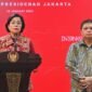 Menkeu Sri Mulyani dan Menko Perekonomian AIrlangga Hartarto. (Dok. Setkab.go.id) 
