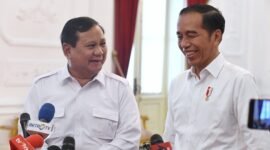 Menteri Pertahanan Prabowo Subianto dengan Presiden Joko Widodo. (Dok. Setkab.go.id) 
