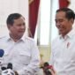 Menteri Pertahanan Prabowo Subianto dengan Presiden Joko Widodo. (Dok. Setkab.go.id) 
