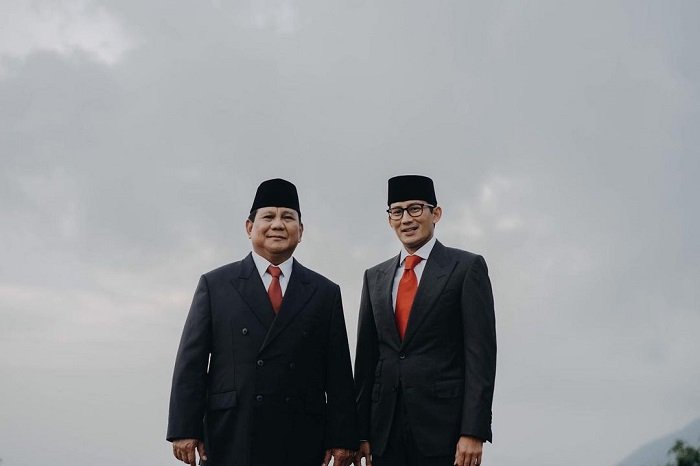 Menteri pertahanan, Prabowo Subianto Bersama Menteri Pariwisata, Sandiaga Uno. (Instagram.com/@prabowo) 