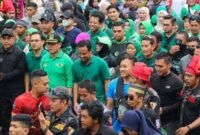 Sandiaga Uno ikuti jalan sehat PPP di Gowa-Sulsel. (Instagram.com/@dpp.ppp) 
