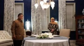 Menteri Pertahanan (Menhan) Prabowo Subianto dan Gubernur Jawa Timur Khofifah Indar Parawansa. (Dok. Tim Media Prabowo Subianto)
