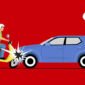 Ilustrasi Kecelkaan Mobil dan Motor. (Dok. Halloupdate.com/M. Rifai Azhari)
