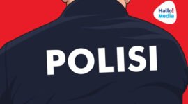 Ilustrasi Anggota Polisi. (Dok. Halloupdate.com/M. Rifai Azhari)
