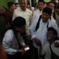 Menteri Pertahanan RI Prabowo Subianto saat menghadiri Open House Akbar Pondok Pesantren Ora Aji. (Dok. Tim Media Prabowo Subianto)