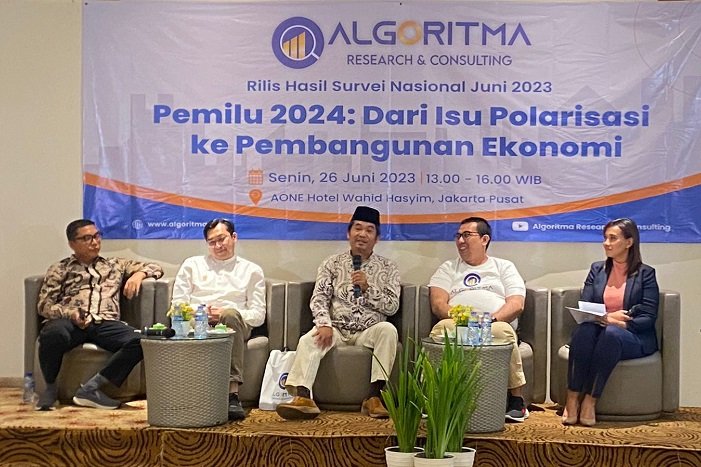 ALGORITMA Research and Consulting merilis Survei Nasional 2023 yang bertajuk 