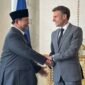 Menteri Pertahanan Prabowo Subianto mengunjungi Istana Élysée dan diterima langsung oleh Presiden Emmanuel Macron. (Dok. Tim Media Prabowo) 
