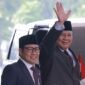 Menteri Pertahanan RI Prabowo Subianto hadir dalam Sidang Tahunan MPR RI. (Instagram.com/@prabowo)
