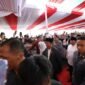 Presiden Joko Widodo (Jokowi) didampingi Menteri Pertahanan Prabowo Subianto membuka Muktamar Sufi Internasional 2023 di Sahid International Convention Center, Pekalongan, Jawa Tengah. (Dok. Tim Media Prabowo Subianto)