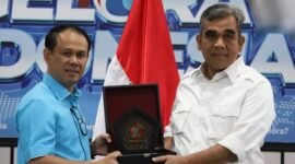 Jajaran DPN Partai Gelora Indonesia menggelar pertemuan dengan DPP Partai Gerindra. (Instagram.com/@partaigeloraid)