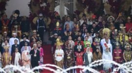 Upacara Detik-Detik Proklamasi Kemerdekaan RI ke 78 tahun ini di Istana Negara, Kamis, 17 Agustus 2023. (Instagram.com/@kemhanri) 
