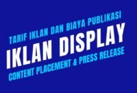 Daftar tarif iklan dan biaya publikasi di media ini dan jaringan portal berita FSMN. (Dok. Fokussiber.com/Budipur)