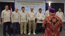 Foto: Pelantikan dan Pra Raker Pengurus Perkumpulan Profesi Pasar Modal Indonesia (PROPAMI) Masa bahkti 2023-2026, di Grand Kemang Hotel, Jakarta (26/11/23). (Doc.PROPAMI/Panji)