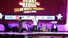 Acara Debat Calon Wakil Presiden yang digelar oleh KPU RI di JCC Senayan, Jakarta. (dok. Tim Media Prabowo-Gibran)
