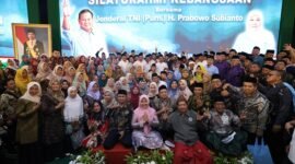 Acara silaturahmi kebangsaan bersama muslimat NU dan unsur-unsur relawan di Padepokan Garuda Yaksa, Hambalang. (Dok. Tiim Media Prabowo)

