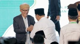 Presiden terpilih periode 2024-2029 Prabowo Subianto Menghadiri Halal Bihalal PBNU 1445 H yang dihelat di Gedung Pusat PBNU. (Dok. Tim Media Prabowo)