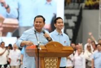 Pasangan Calon Presiden, Prabowo Subianto bersama Calon Wakil Presiden, Gibran Rakabuming. (Facebook.com/@Prabowo Subianto)

