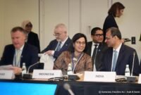 Menteri Keuangan (Menkeu) Sri Mulyani Indrawati melakukan Pertemuan Bilateral dengan Managing Director International Finance Corporation (IFC), Makhtar Diop. (Dok. Kemenkeu.go.id)