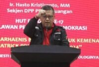 Sekretaris Jenderal DPP PDIP Hasto Kristiyanto. (Instagram.com/@sekjenpdiperjuangan)