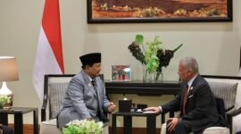 Menteri Pertahanan RI Prabowo Subianto bersama Raja Yordania Abdullah II bin Al-Hussein. (Dok. Tim Media Prabowo)