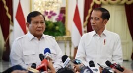 Presiden Terpilih, Prabowo Subianto bersama Presiden Jokowi. (Facebook.com @Prabowo Subianto)

