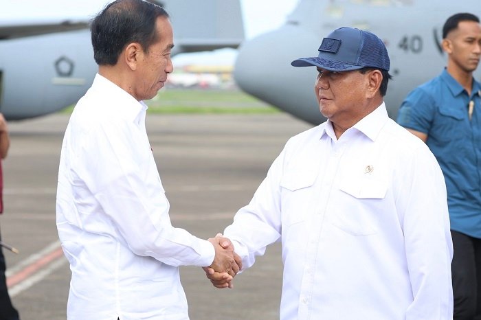 Presiden Indonesia, Prabowo Subianto bersama Mantan Presiden Ke 7  Joko Widodo. (Instagram.com @Prabowo Subianto)