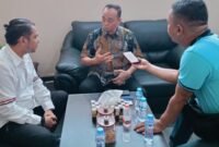 Plt Kasubag TU Kantah Kabupaten Bogor 1, dengan awak media.