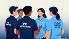 Kolaborasi PR Newswire–PSPI menjadi langkah strategis dalam meningkatkan penyebaran informasi korporasi. (Dok. Kreasi Cici AI)